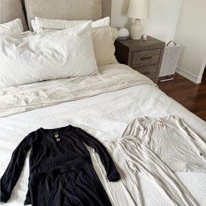 Kyte Baby Ribbed Henley Set of 2 - 4T